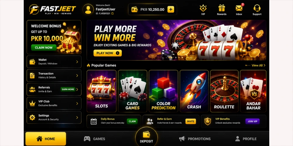 Fastjeet Game banner image webp